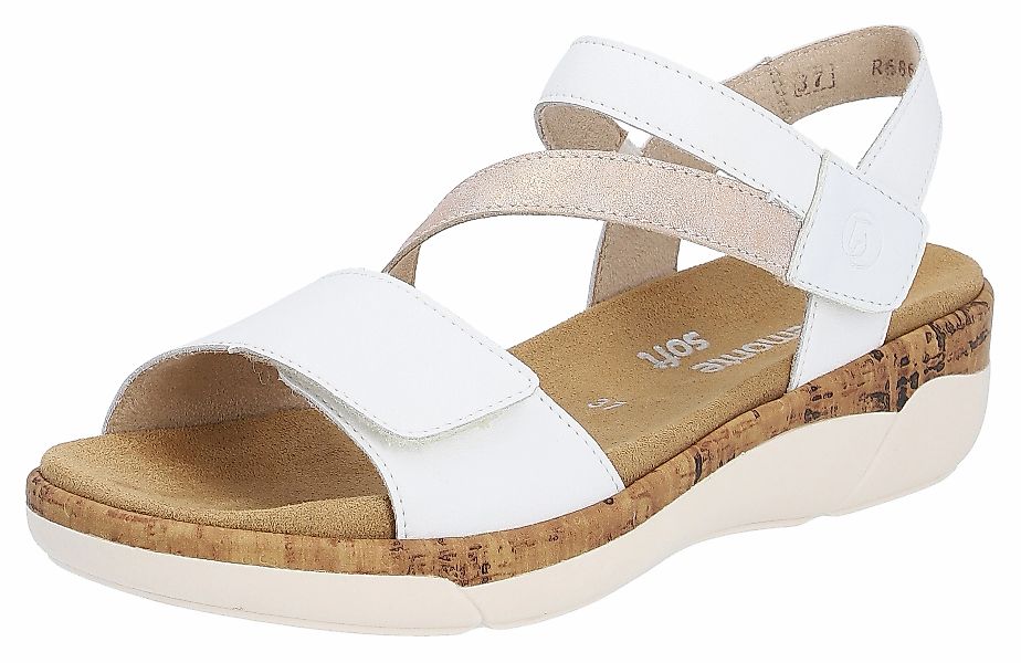 Remonte Keilsandalette, Sommerschuh, Klettschuh, Riemchensandale mit Softfu günstig online kaufen