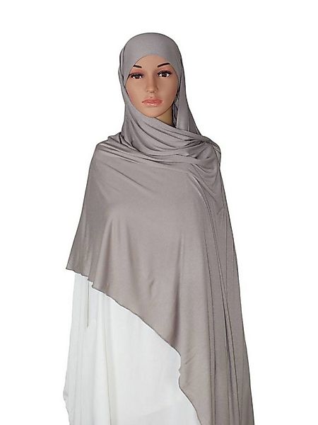 Aymasal Kopftuch XXL Jersey luxuriance Hijab mit integriertem Bone Scarf Ko günstig online kaufen