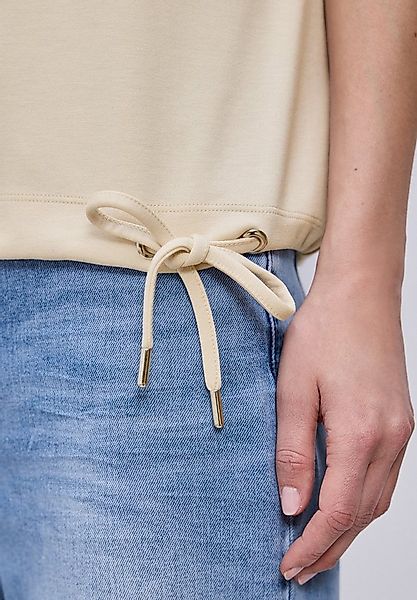 STREET ONE Kurzarmshirt mit elastischem Bund günstig online kaufen