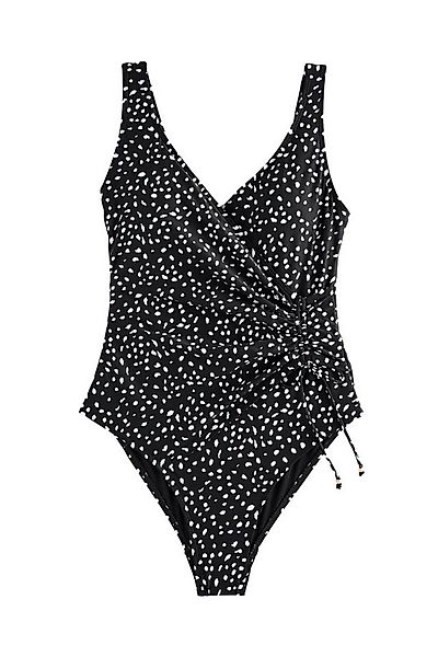 Next Badeanzug Bauchformender Badeanzug mit seitlicher Raffung (1-St) günstig online kaufen