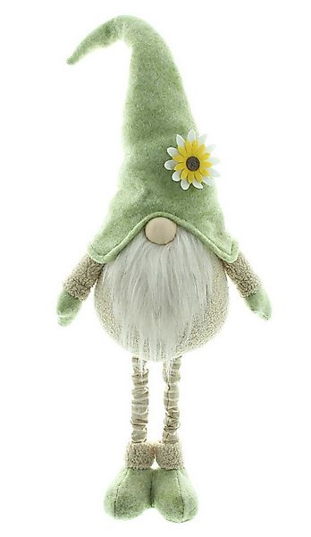 Dekoleidenschaft Wichtel "Blumenmütze" Dekofigur, Teleskop-Beine, max. 97 c günstig online kaufen