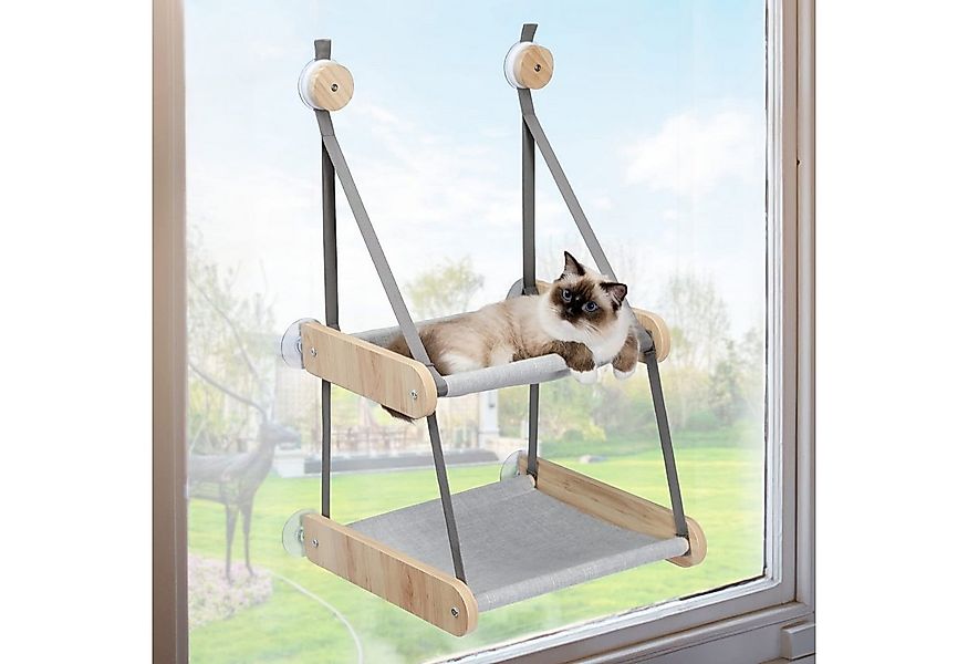 Purpurra Katzen-Hängematte Katzenfensterliege, Single / doppel Katzenfenste günstig online kaufen