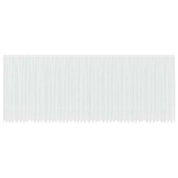 vidaXL Spitzenvorhang mit Vorhängen Weiß 1200x260cm Polyester 4107979 günstig online kaufen