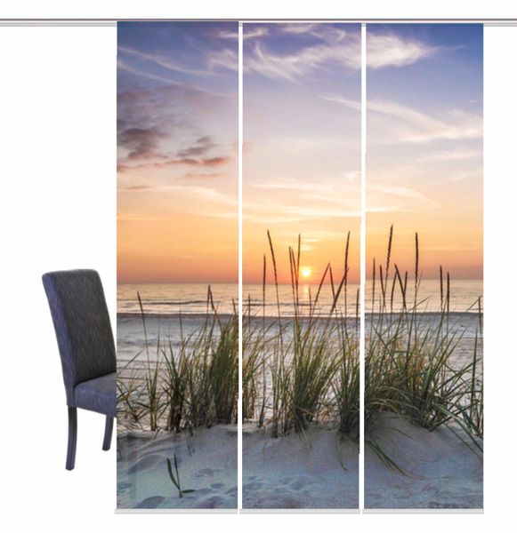 Schmidt Gard Schiebegardine 3er-Set: Flächenvorhang EVENING günstig online kaufen