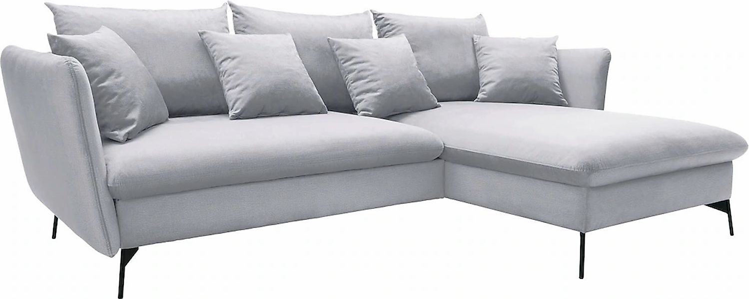 andas Ecksofa »LIVORNO,258 cm, L-Form,«, Schlaffunktion u. Bettkasten (139/ günstig online kaufen