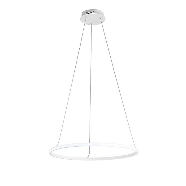 LED-Pendellampe Axis, Ø 60 cm, weiß, Metall, CCT günstig online kaufen