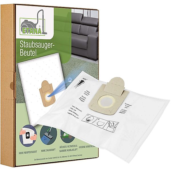 Etana 30x Staubsaugerbeutel Kompatibel Mit Rowenta RO 6300 bis 6399 Silence günstig online kaufen