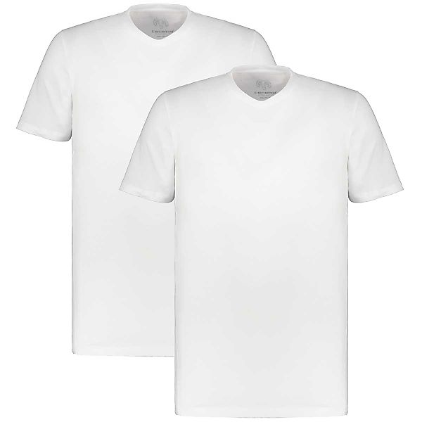 Ceceba Doppelpack Unterhemden mit verlängertem Rücken Farbe weiß Größe: 4XL günstig online kaufen