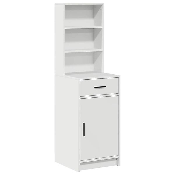vidaXL Highboard mit Schubladen Weiß 40 x 40,5 x 135 cm Holzwerkstoff 86507 günstig online kaufen