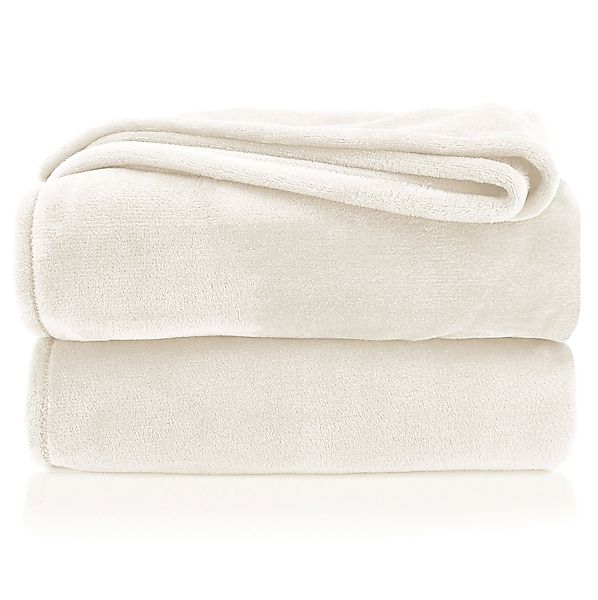 Wohndecke Premium Super Soft Flanell Kuscheldecke günstig online kaufen