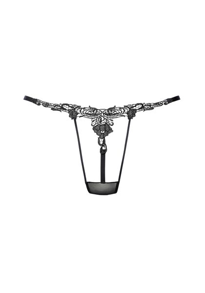 petite fleur gold String mit wunderschönem Stickereimotiv günstig online kaufen
