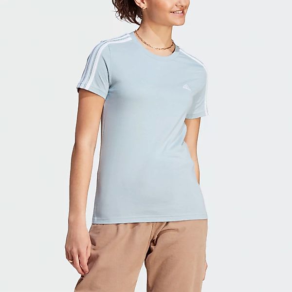 adidas Sportswear T-Shirt "LOUNGEWEAR ESSENTIALS SLIM 3-STREIFEN" günstig online kaufen