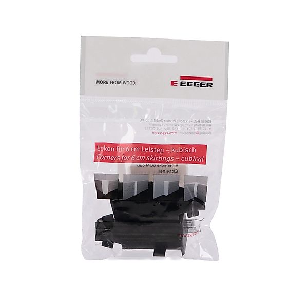 Egger Innenecke Kubisch 6 cm Stein Schwarz 2 Stück günstig online kaufen
