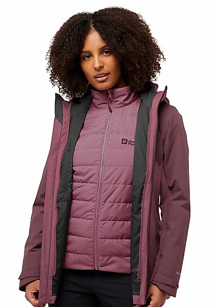 Jack Wolfskin 3-in-1-Funktionsjacke "HUNBERG 3IN1 JKT W", mit Kapuze günstig online kaufen