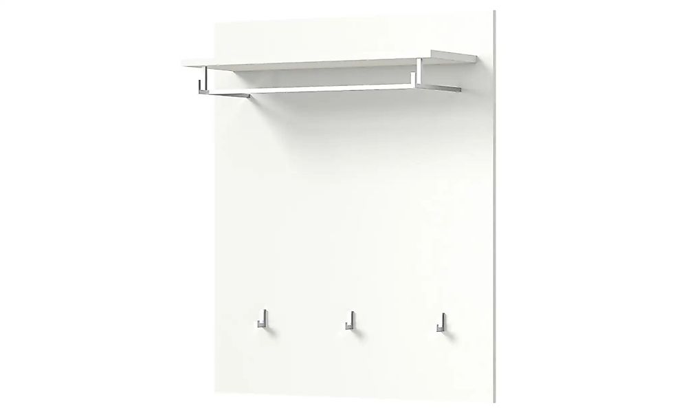 xonox.home Garderobenpaneel, Weiß Hochglanz Melamin Modern 80x96x25 cm günstig online kaufen