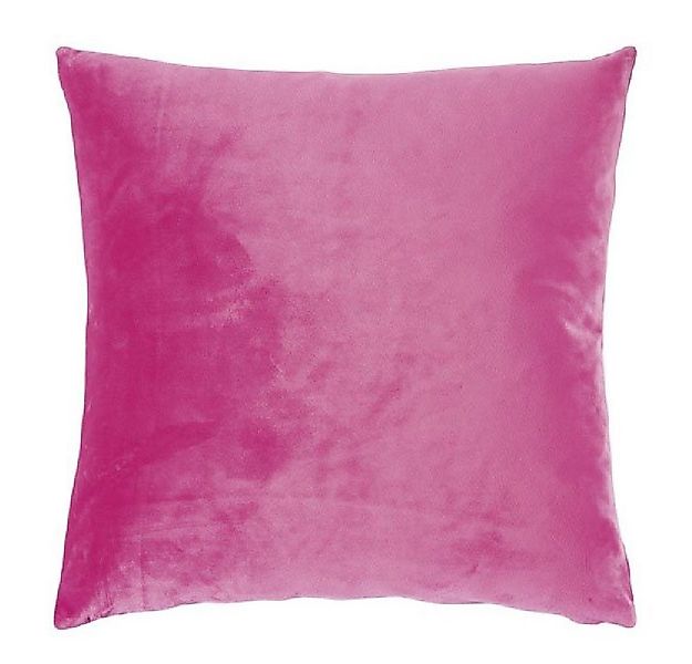 PAD Kissenhülle Kissenhülle Samt Smooth Neon Pink (40x40cm) günstig online kaufen