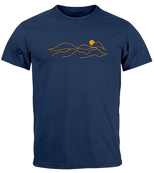 Neverless Print-Shirt Herren T-Shirt Fashion Printshirt günstig online kaufen