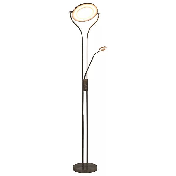 Stehlampe 18 W Silbern 180 Cm Dimmbar günstig online kaufen