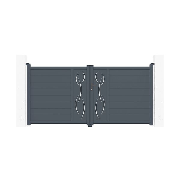 Casanoov Flügeltor Elektrisch 3M Life H 140Cm & Drehtorantrieb Ranger B150 günstig online kaufen
