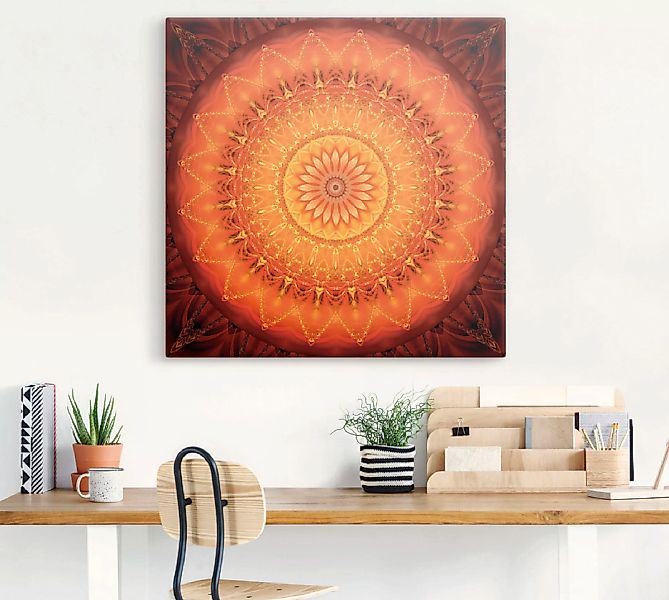Artland Wandbild »Mandala Energie 1«, Muster, (1 St.), als Leinwandbild, Po günstig online kaufen