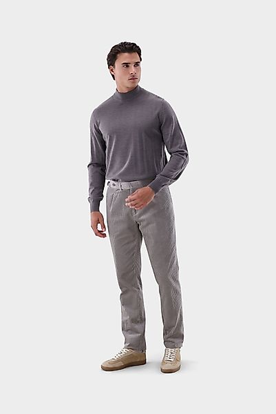 Stehkragenpullover aus merzerisierter Merinowolle günstig online kaufen