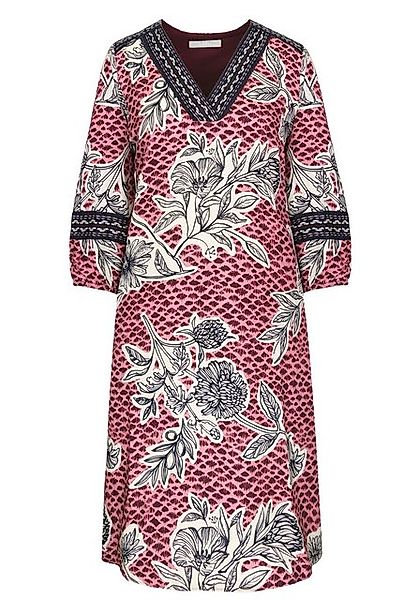 bianca Midikleid – Lässiges Allover-Print Kleid mit 3/4-Ärmeln günstig online kaufen