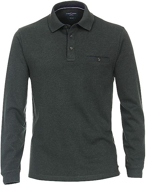 Casa Moda Poloshirt LS Dunkelgrün - Größe 4XL günstig online kaufen