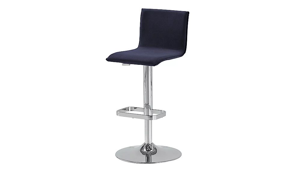 Webstoff-Barhocker - blau - 44 cm - 37 cm - Stühle > Barhocker - Möbel Kraf günstig online kaufen