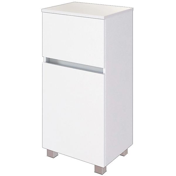 Held Möbel Bad-Unterschrank Verona 40 cm matt Weiß-Weiß günstig online kaufen