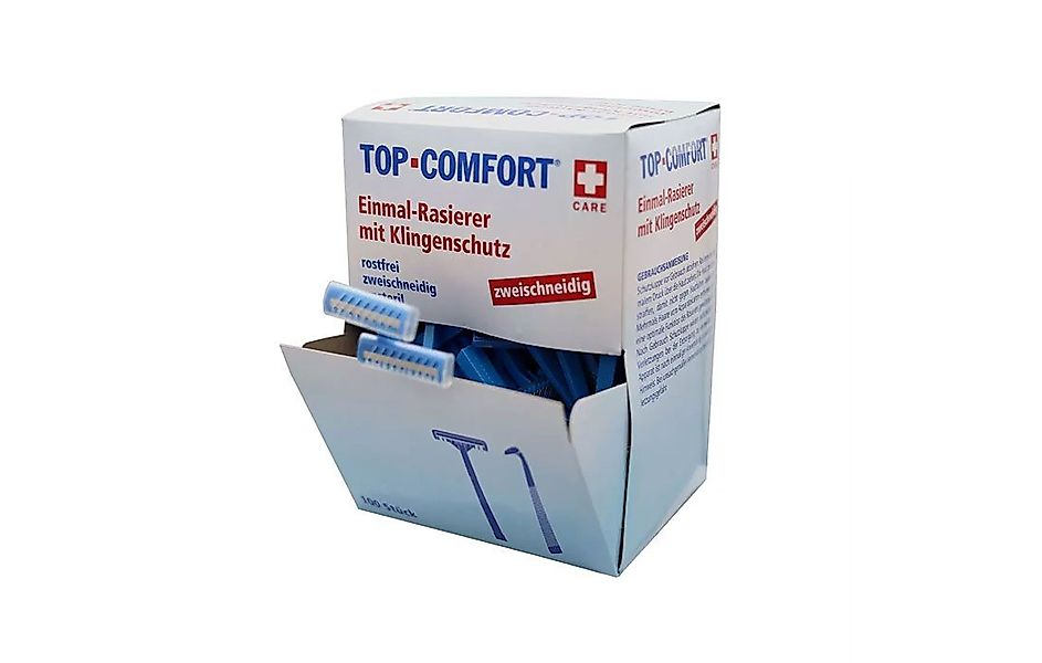 AMPri Einwegrasierer Einweg-Rasierer mit Edelstahl TOP-COMFORT ABS, 1-tlg. günstig online kaufen