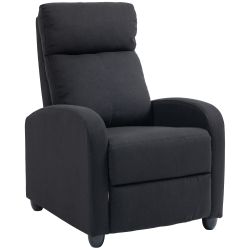 HOMCOM Relaxsessel TV-Sessel mit Liegefunktion, Leinenoptik, günstig online kaufen