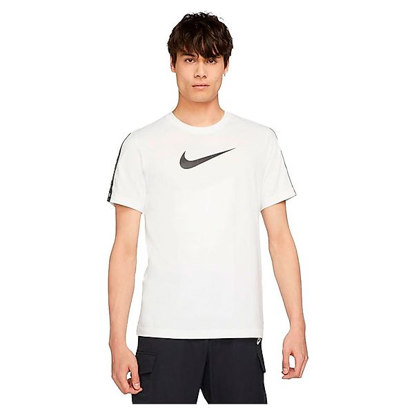 Nike Sportswear Repeat Dm4685 Kurzärmeliges T-shirt 2XL White / Black günstig online kaufen