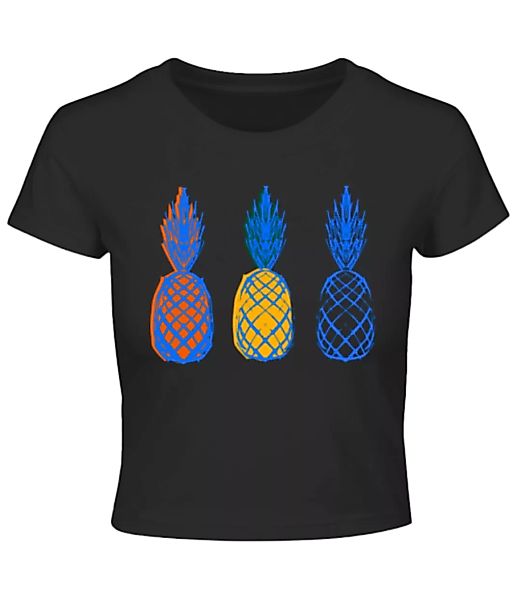 Ananas Malerei · Crop T-Shirt günstig online kaufen