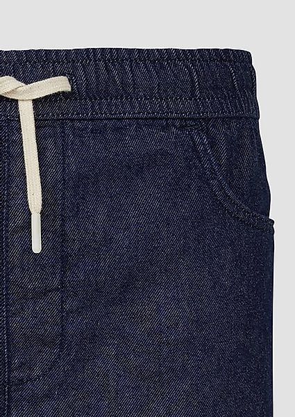 QS Bermudas Kurze Denim-Jogpants Waschung günstig online kaufen