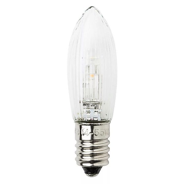 E10 0,3W 14-55V LED-Ersatzlampen 3er Pack Kerze günstig online kaufen