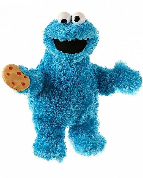 Horror-Shop Plüschfigur Sesamstraße Krümmelmonster Handspielpuppe als Bauc günstig online kaufen