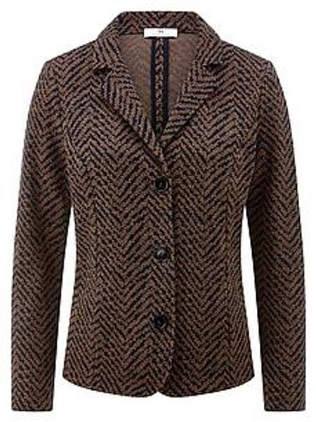 Jersey-Blazer Peter Hahn blau günstig online kaufen