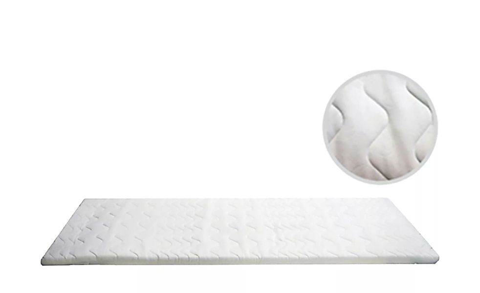 Kaltschaum Topper  Torino - weiß - 140 cm - 7 cm - 200 cm - Sconto günstig online kaufen