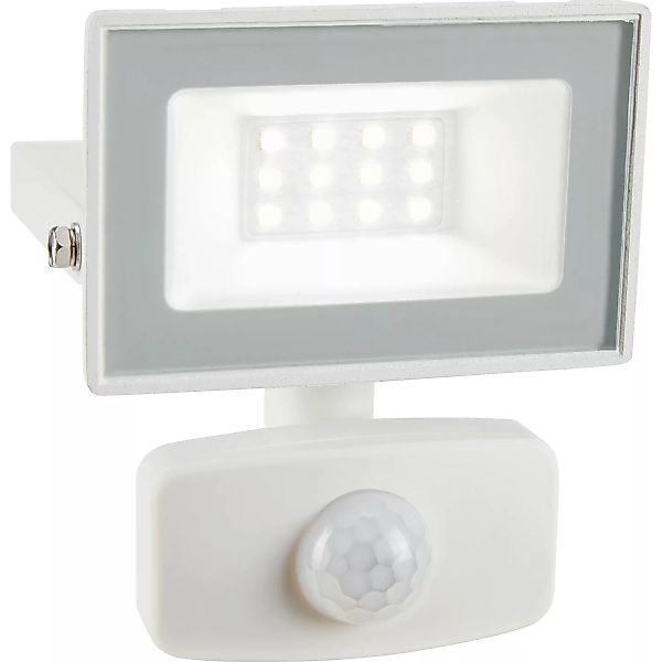 LED Strahler 10 W mit Sensor Weiß günstig online kaufen