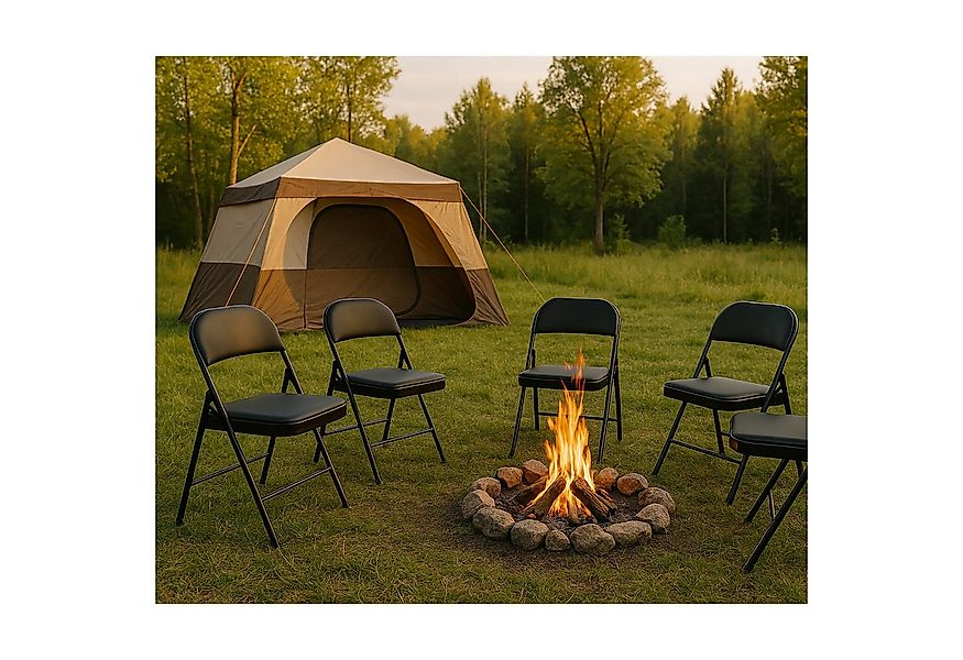 HTI-Living Klappstuhl 4er Set Klappstühle mit Polsterung (Set, 4 St), Gäste günstig online kaufen