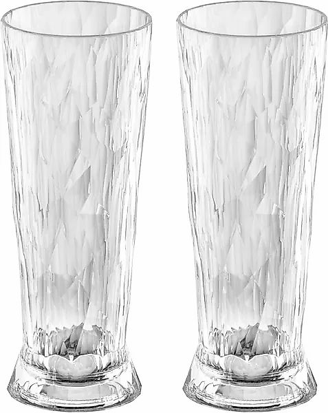 KOZIOL Bierglas »CLUB No. 11«, (Set, 2 tlg., 2er Set), unzerbrechlich,recyc günstig online kaufen