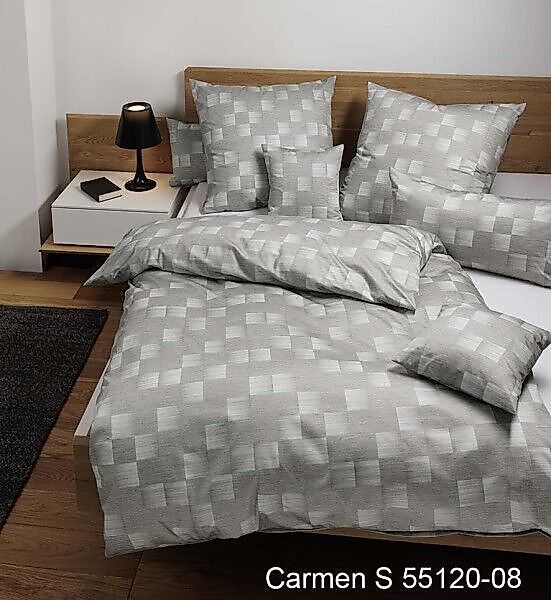 Janine Janine Interlock-Jersey Bettwäsche CARMEN S 55120 silbergrau Größe: günstig online kaufen