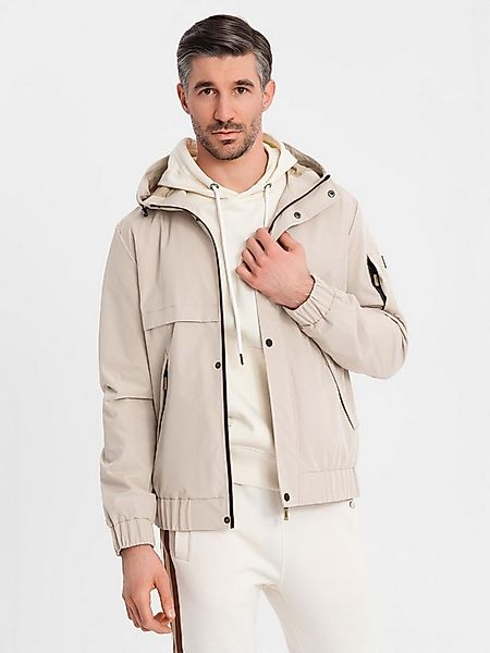 OMBRE Allwetterjacke Herren-Übergangsjacke mit Kapuze günstig online kaufen