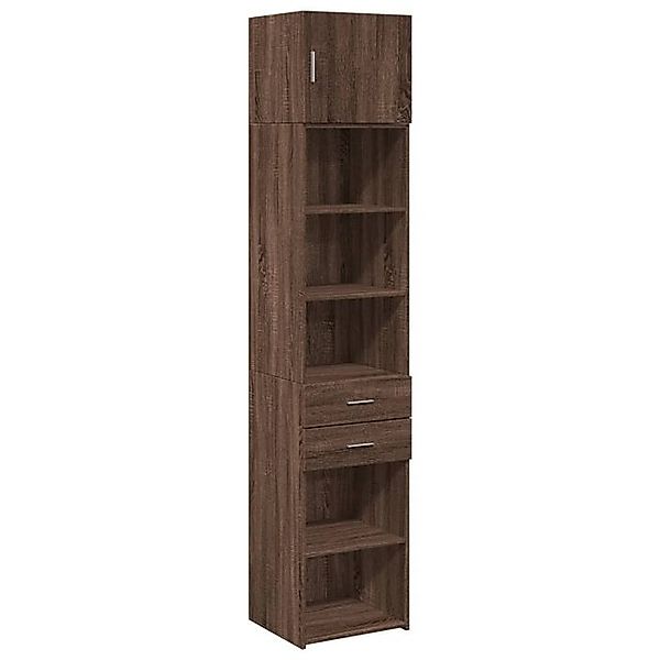 vidaXL Schrankmodule Hochschrank Schmal Eichen-Optik 45x42,5x225 cm Holzwer günstig online kaufen