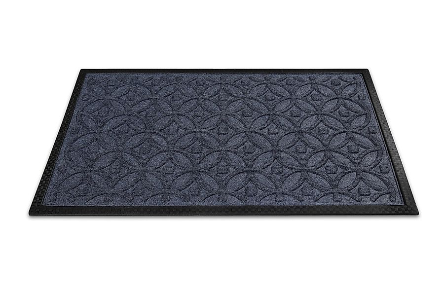 Wecon home Fußmatte »Midnight Mosaic«, rechteckig, 4 mm Höhe, pflegeleicht, günstig online kaufen