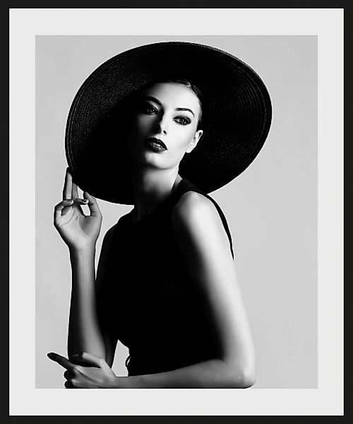 queence Bild »Evgenia«, Frau-Foto-Porträts-Portrait-Schwarz-Weiß-Bilder von günstig online kaufen