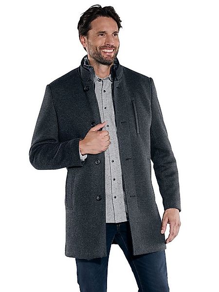 Engbers Kurzmantel Herren Mantel mit Inlet, Schwarz günstig online kaufen