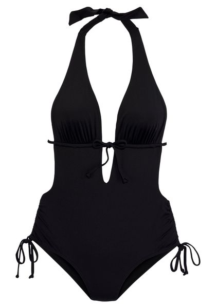 LASCANA Badeanzug in trendiger Unifarbe günstig online kaufen