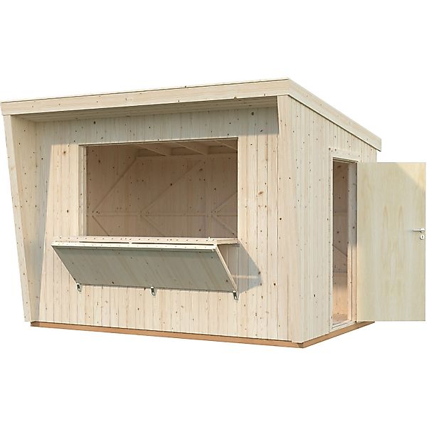 Palmako Marktstand Kira 7,7 m² Natur / Unbehandelt günstig online kaufen
