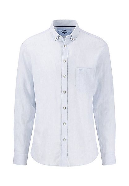 FYNCH-HATTON Leinenhemd mit Logo Stickerei günstig online kaufen